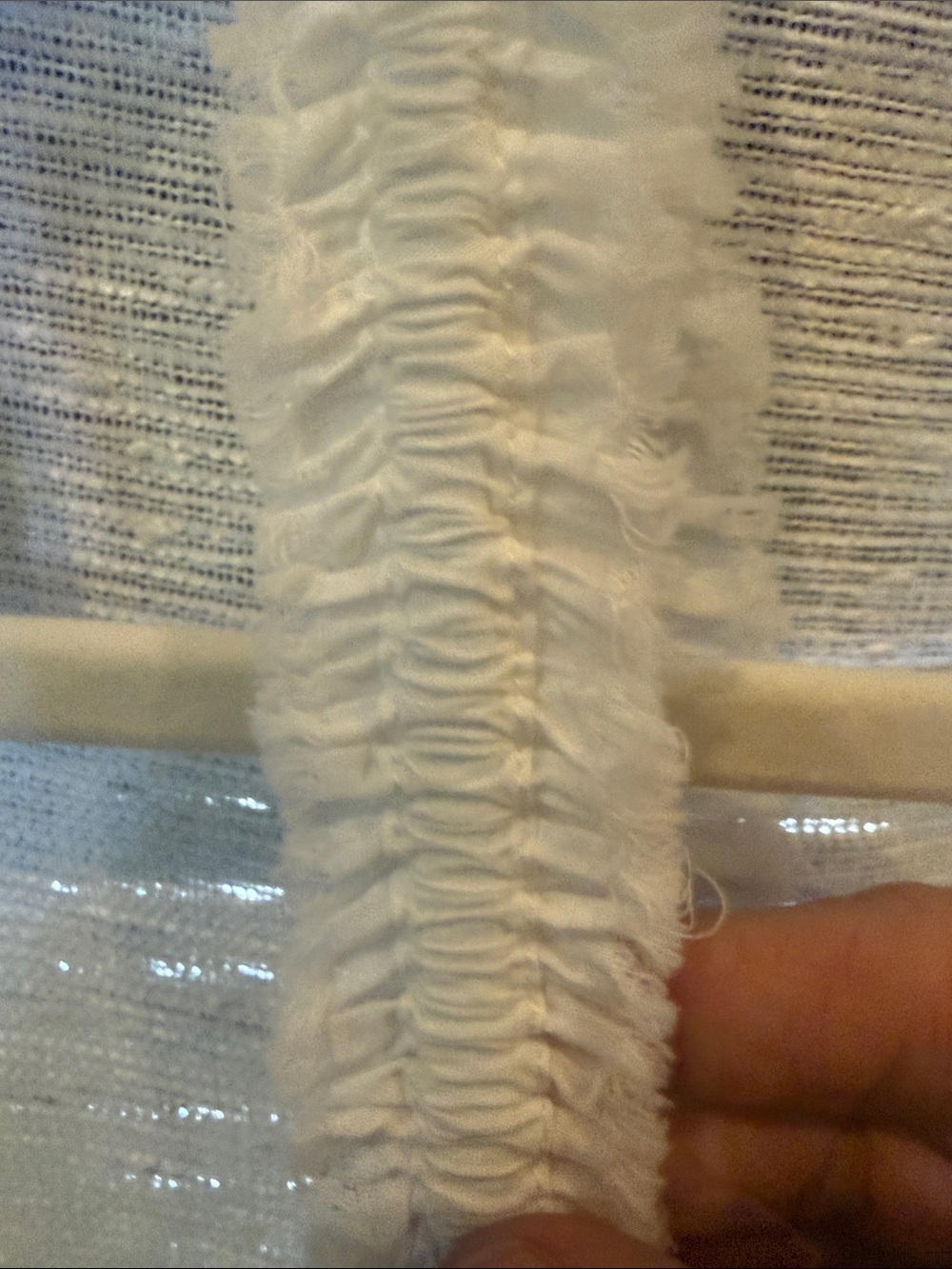 eesome White Button-Front Ruffled Tank - Picture 5 of 6